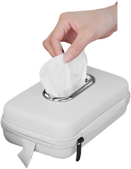 Car Tissue Holder Car Mounted Tissue Box Drawer Creative Armrest Backrest Hanging Multifunctional Sun Visor Bag(Pink)