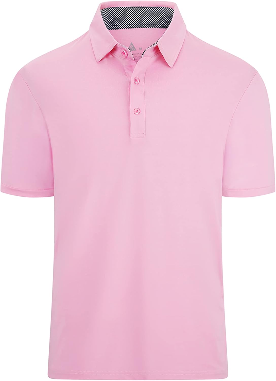 Men's Polo Shirts Short Sleeve Moisture Wicking Performance Golf Shirts Collared Lightweight Casual T-Shirt Athletic