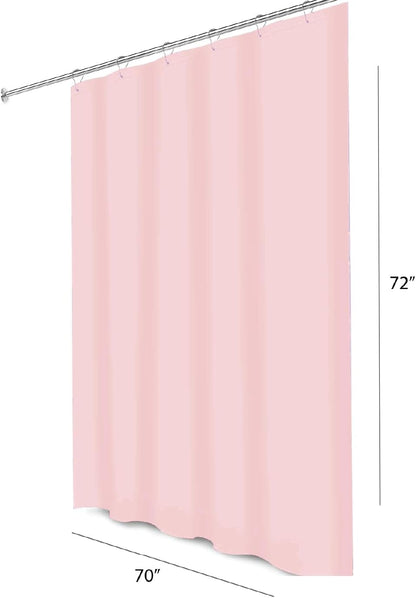 Home Expressions 3 Gauge PEVA Shower Curtain Liner with Magnets & Metal Grommets (70"x72") Upgrade Your Bathroom with This Durable 3-Gauge PEVA Shower Curtain Liner. Pink
