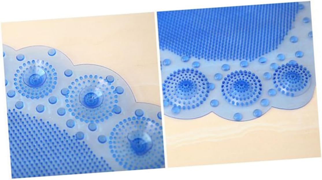 Bathroom Non-Slip Mat Shower Bath Rug Slip Suction Cup Pad Pink for Bathtub and Bathroom
