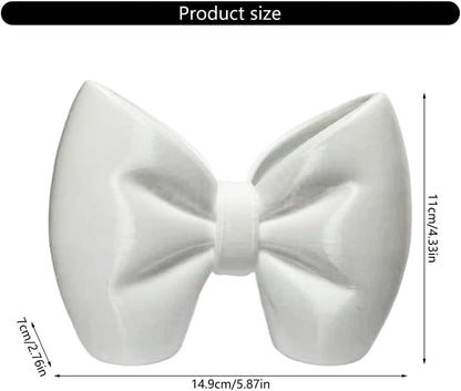 Stylish Bows Design Pink Toothbrush Toothpaste Holder for Bathroom Vanity