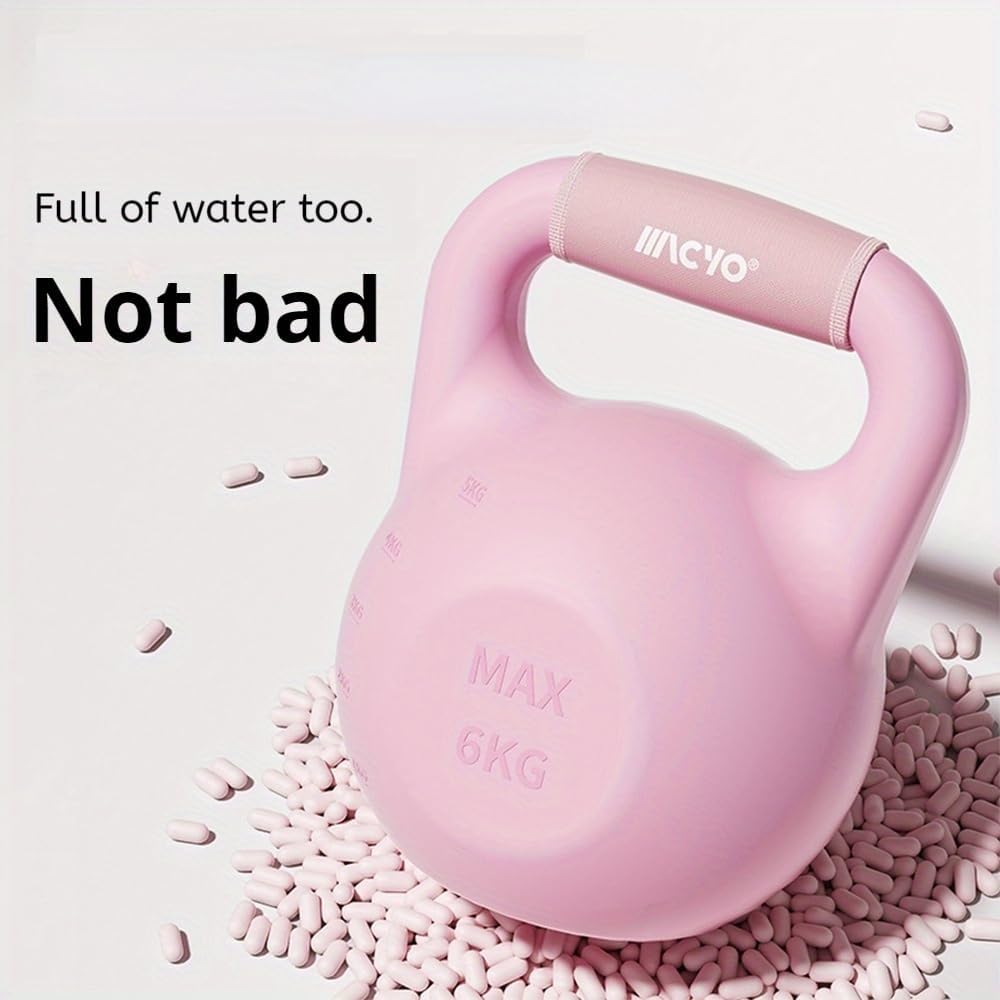 Soft Kettlebells, Strength Training Kettlebell with Wide Non-Slip Handle, Sea and Iron Sand Filled Kettle Bell with Soft-Sided Cushioned Base for Home Workouts, Ideal for Men, Women
