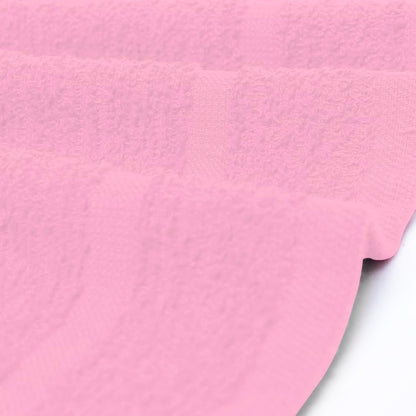 Avalon Towels Cotton Washcloths 24-Pack – 12 x 12 Inch Pink Super Soft & Absorbent Ring-Spun Cotton Wash Cloths for Face, Bath, Spa, Gym, Hotel & Cleaning
