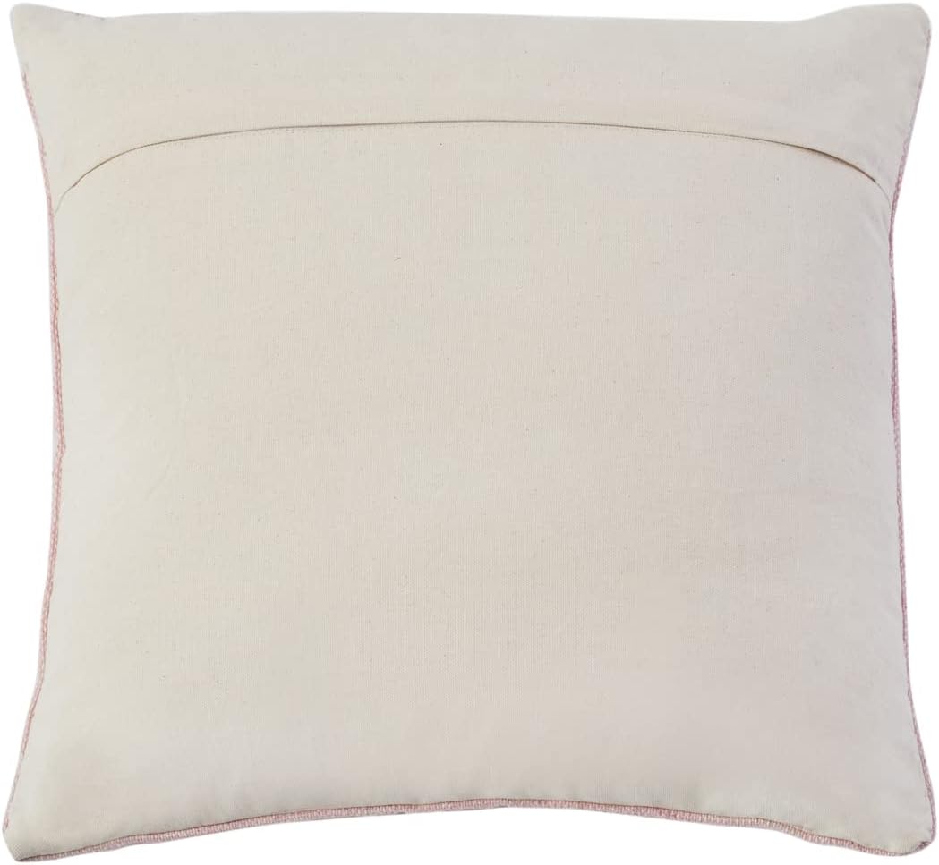 Safavieh Home Collection Aletha Boho 18-inch Peach Square Decorative Accent Pillow