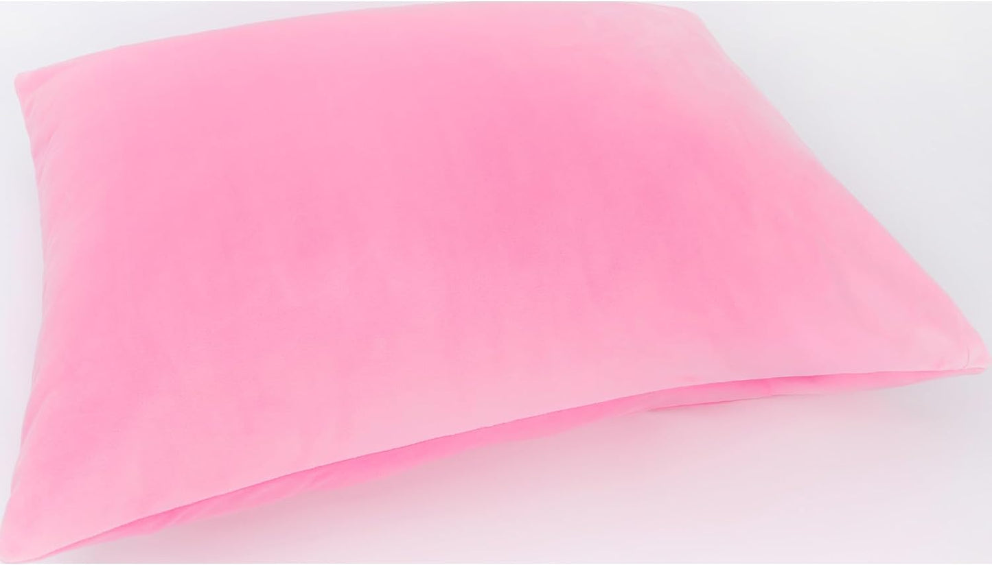 SquishPillow by Original Squishmallows Standard Pillowcase - Ultra Soft “Solid Slumber - Pink”