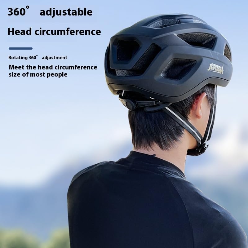 Adult Cycling Bike Helmet, jepozra Lightweight Unisex Bicycling Helmets for Men and Women, Adjustable Fit CPSC Certified Bicycle Helmet