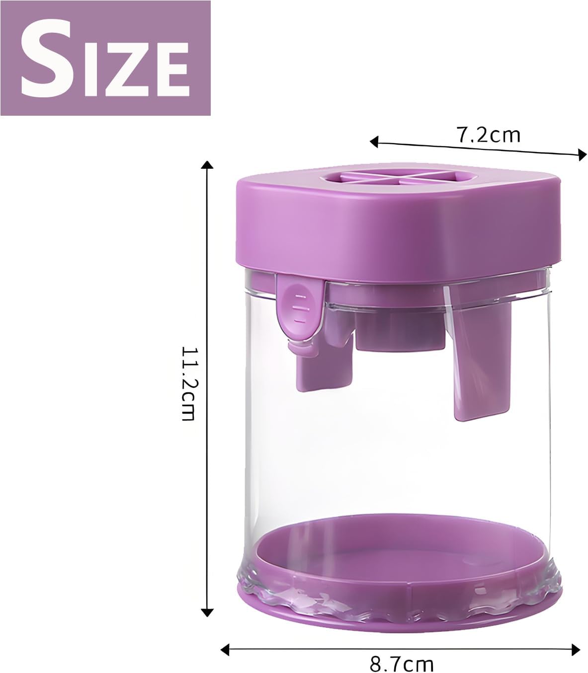 Grape Cutter for Toddlers Baby-Led Weaning — One Press Fruit Slicer Cup, 304 Stainless Steel Blades, Quarters Grapes Strawberries Cherry Tomatoes into 4 Pieces, Easy to Clean (Pink)