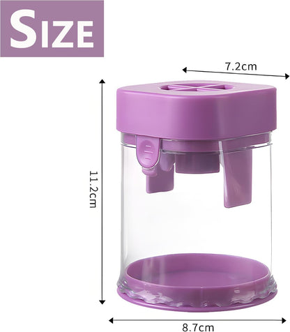 Grape Cutter for Toddlers Baby-Led Weaning — One Press Fruit Slicer Cup, 304 Stainless Steel Blades, Quarters Grapes Strawberries Cherry Tomatoes into 4 Pieces, Easy to Clean (Pink)