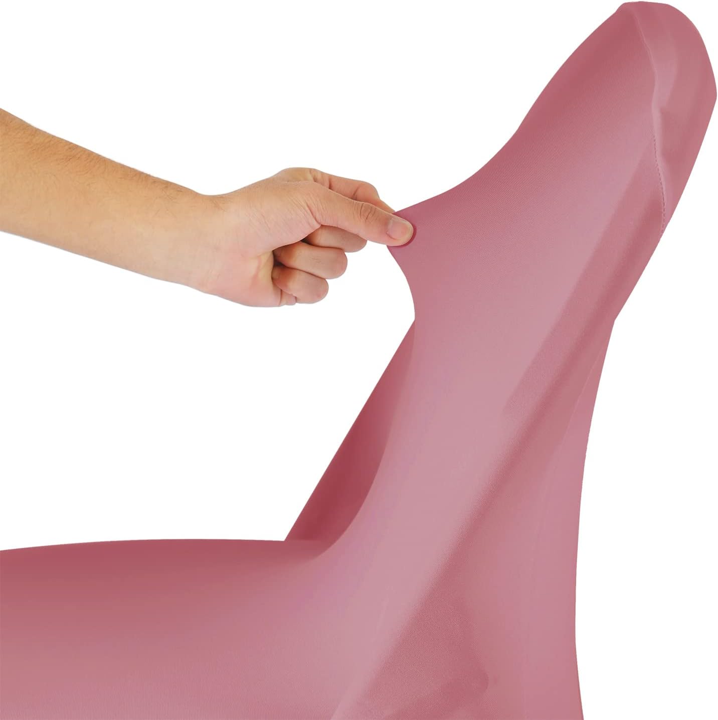 Spandex Chair Cover,25PCS,Living Room Folding Chair Covers,Removable Chair Covers Washable Protector Stretch Chair Cover for Party, Banquet,Wedding Event,Hotel(Dusty Pink)