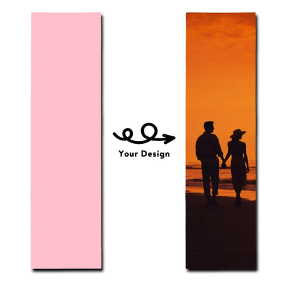Customized Skateboard Grip Tape Custom Text Picture Scooter Griptape Longboard Stickers for Skateboards Personalized Deck Sandpaper Customize Skateboarding Gifts for Men Women, Light-Pink
