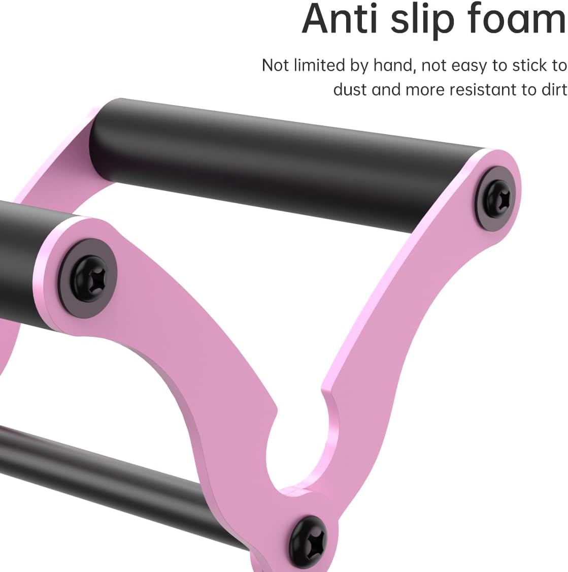 AimiDream V Bar Landmine Handle Attachment for Barbell Bar, Solid Multi-Grip Landmine Handle Attachment with Non-Slip Rubber Handle, Fits Olympic Bars Strength Training Bars
