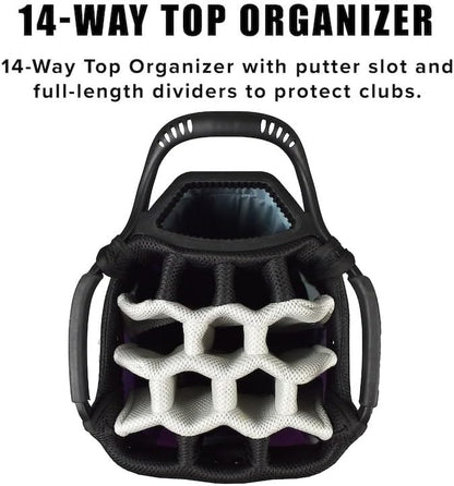 Snake Eyes SE500 Ultra Premium 14 Way Divider Golf Cart Bag