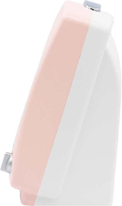 SEIKO QHP012PLH Non Ticking Melodies and Bedroom Alarm Clock, Pink, 4.7 x 5 Inches