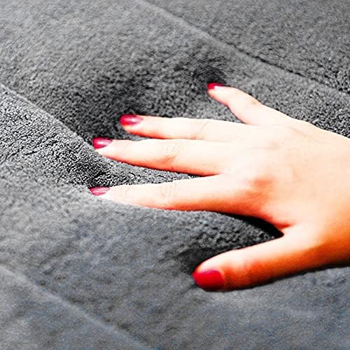 Bathroom Rug Mat, Extra Soft and Absorbent, Non-Slip Plush Shaggy Bath Carpet, Machine Wash Dry,Stripe - Pink