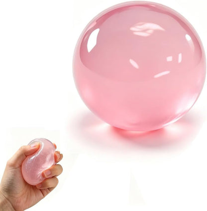 Coconut Oil Squishy, 2026 New Coconut Oil Stress Ball, Handmade Slow Rising Fidget Squeeze Toy for Stress Relief, Squeeze the Stress Away (Pink)