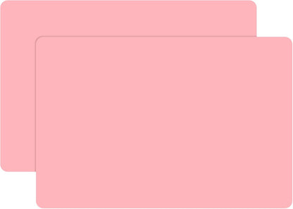 Gartful 23.6 x15.7 inch Resin Silicone Mats, X-Large Silicone Sheets for Jewelry Casting Molds, Nail Art, Acrylic Pouring, Nonstick Table Protector, Multipurpose Mat, Pink, Set of 2