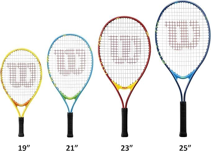 Wilson US Open Junior Tennis Racquet Bundled with an Advantage 2.5 Tennis Bag - Perfect Starter Set for Kids Age 3-10