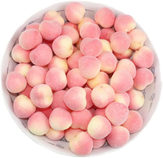 Fake Peach Artificial Fruit Lifelike for Home Kitchen Festival Party Decoration 30PCS