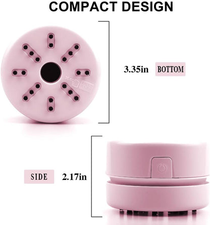 BLOCE Diamond Tools, Diamond Accessories for Diamonds, Desk Accessories Hand-Held Vacuum Cleaner, Desk Vacuum Cleaner Mini (Pink)