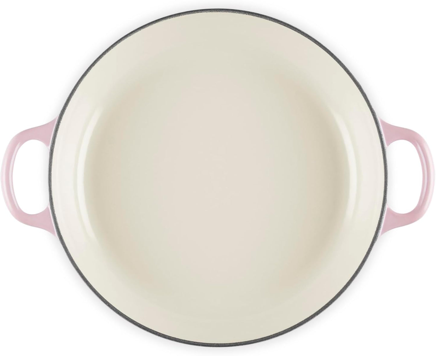 Le Creuset Enameled Cast Iron Signature Petal Braiser, 2.25 qt., Chiffon Pink w/Light Gold Knob