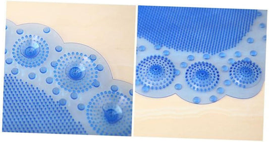 PRETYZOOM Bathroom Non-Slip Mat Shower Non Slip Mat Bath Rug Suction Cup Pad Shower Bath Pink