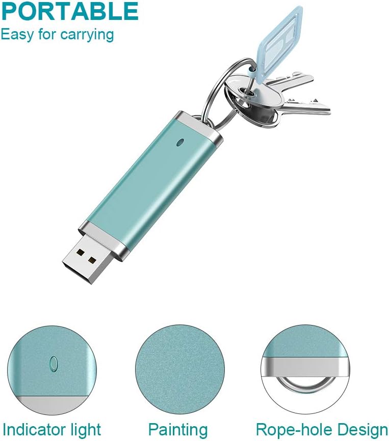 KEXIN 3 Pack 64GB Flash Drive USB Drive Thumb Drive 64 GB USB Flash Drive Jump Drive 64G Flash Drives Photo Memory Stick Pen Drive Zip Drive Pink Yellow Blue