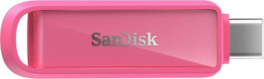 SANDISK 256GB Phone Drive with USB Type-C - for Smartphones, Tablets, and Computers - Up to 150MB/s, USB 3.2 Gen 1 - Seastar Pink - SDIXS0N-256G-GN6NG