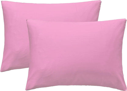 Stripes Pillowcases 20 x 30 Inches - Envelope Closure Bed Pillow Cases - Set of 2 - Pink 1000 Thread Count Egyptian Cotton Soft Wrinkle & Fade Resitant
