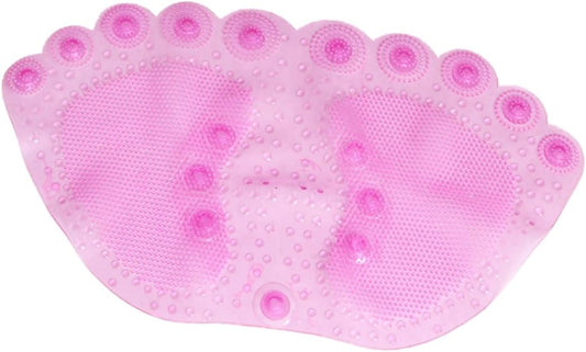 PRETYZOOM Non-Slip Bath Mat Quick Dry Absorbent Rug Slip Bath Mats for Tub Shower Kitchen Floor Pink