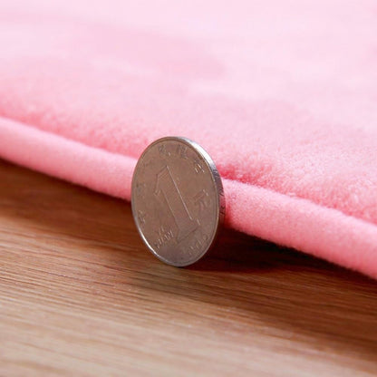 Cute Cartoon Pink Area Rugs for Bedroom Living Room Bathroom Rugs Bath Mat Door Mat Super Soft Memory Foam Design Non Slip and Absorbent 15.75 x 23.62 Inch