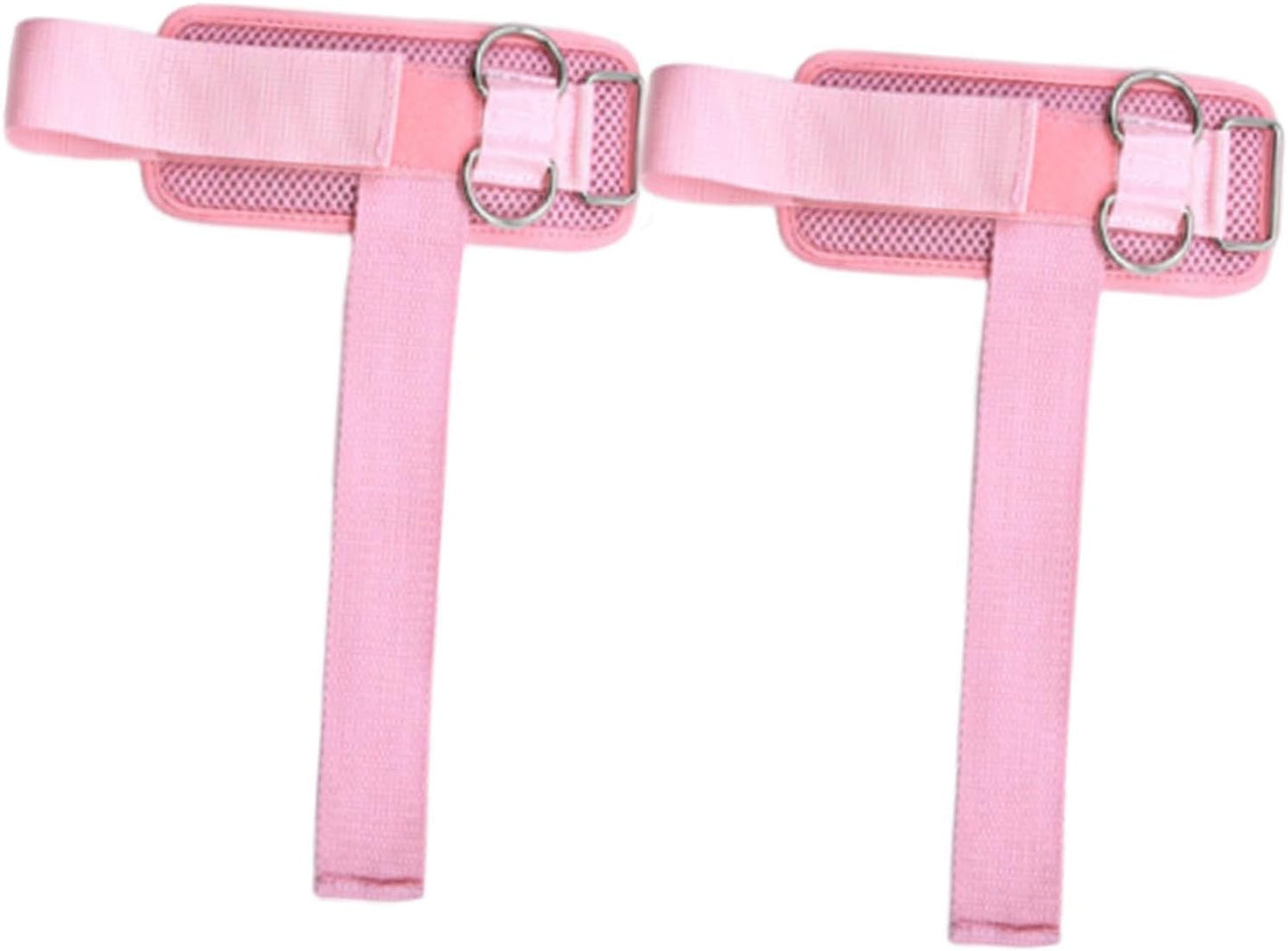 Set of 2 Wrist Straps for Weightlifting, Fitness Equipment with Double D-Rings for Training.