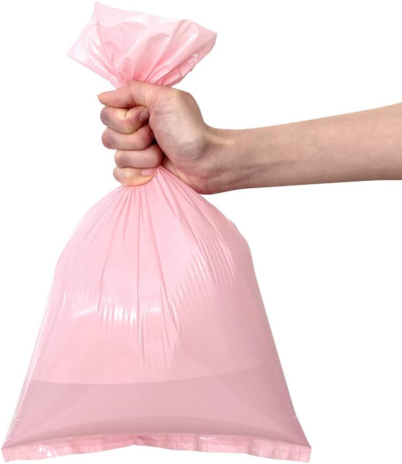 BOS Amazing Odor Sealing Baby Diaper Disposal Bags - Durable and Unscented [Size: S, Color: Pink] (150 count, Pack of 1) (150 Bags)