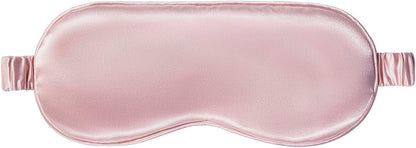 slip Pure Silk Sleep Mask - Pink | 100% Mulberry Silk, Ultra Soft & Comfortable, Blocks Light for Restful Sleep | Adjustable Strap for Perfect Fit, Gentle on Skin & Hair | Ideal Travel Accessory