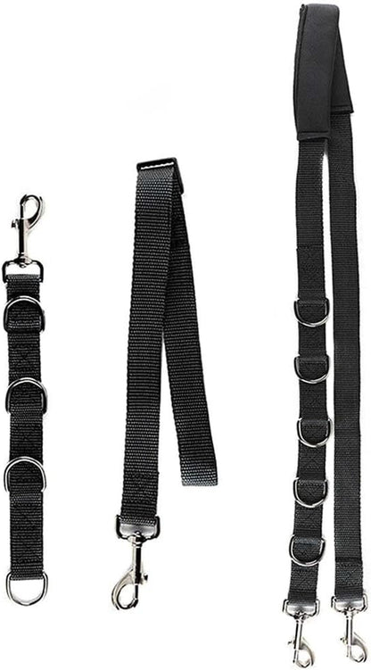 Adjustable Pet Grooming Belly Strap with D-Rings for Dog Bathing and Hair Cutting, 3-Piece Traction Belt Set, Universal Size(Pink)