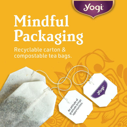 Bright Peach Positive Energy Tea, 16 Tea Bags (4 Pack)
