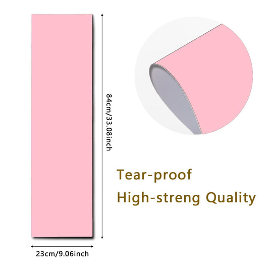 Customized Skateboard Grip Tape Custom Text Picture Scooter Griptape Longboard Stickers for Skateboards Personalized Deck Sandpaper Customize Skateboarding Gifts for Men Women, Light-Pink