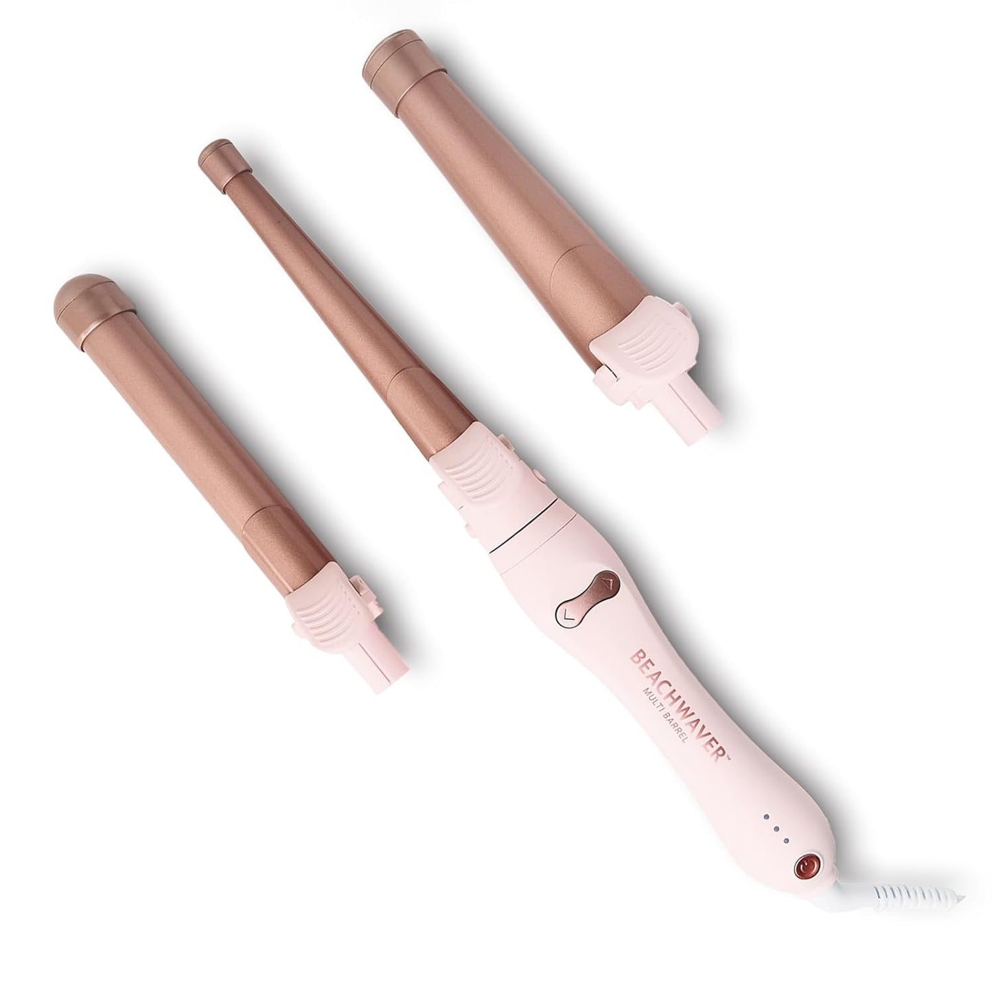 The Beachwaver Co. Multi-Barrel Rotating Curling Iron | Professional Automatic Iron with 3 Interchangeable Ceramic Barrels - Attachments Included! | Auto Shut-Off, Travel-Friendly