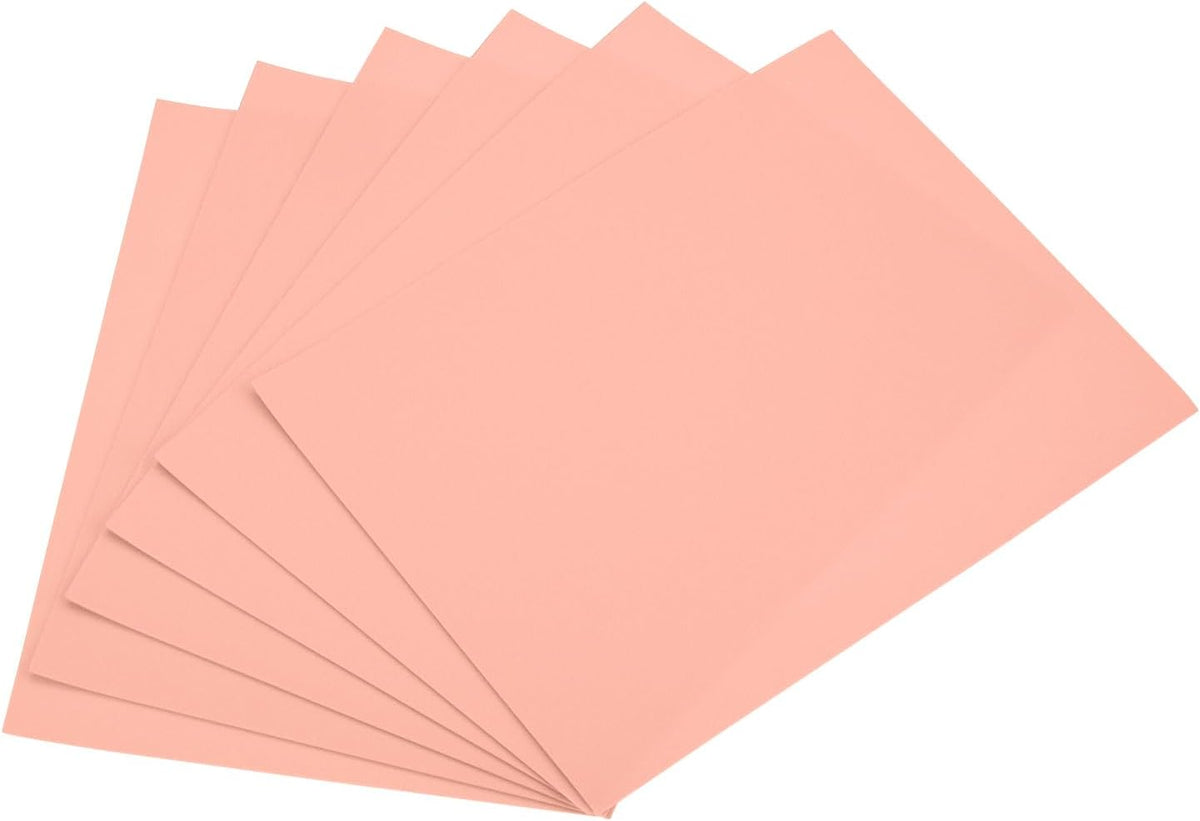 6 Pack 10.8 x 8.5 Inch 1.7mm Thick EVA Foam Sheets for Arts and Crafts Craft Foam Sheets Peach