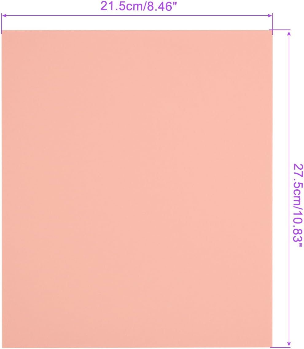 6 Pack 10.8 x 8.5 Inch 1.7mm Thick EVA Foam Sheets for Arts and Crafts Craft Foam Sheets Peach