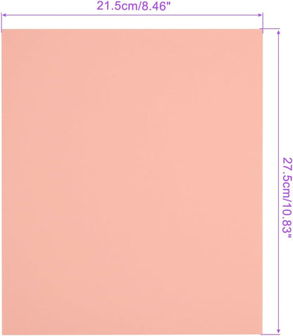 6 Pack 10.8 x 8.5 Inch 1.7mm Thick EVA Foam Sheets for Arts and Crafts Craft Foam Sheets Peach