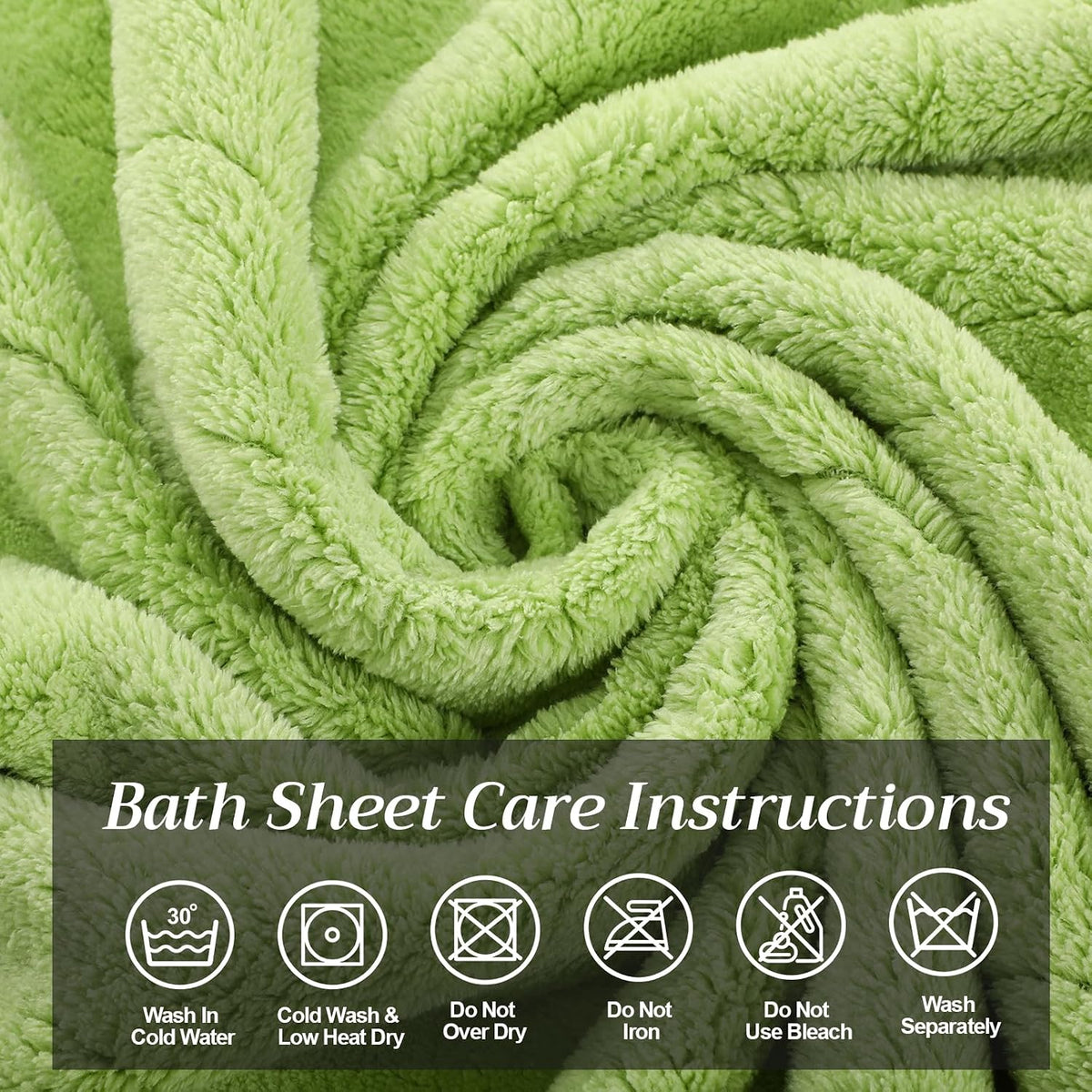 4 Pcs Extra Large Bath Towel for Adult 40''x80'' Oversized Microfiber Absorbent Shower Sheet Set Soft Pastel Wavy Striped Coral Fleece Quick Dry Blanket for Bathroom Body Beach Yoga Spa