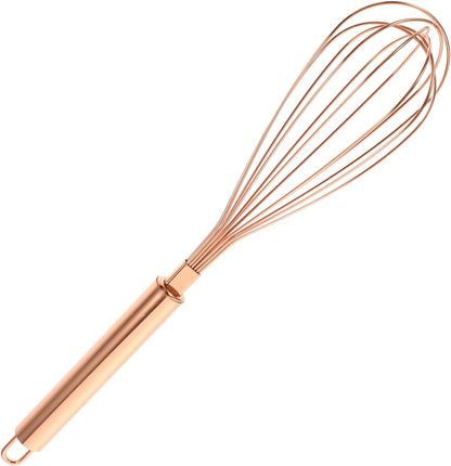 Stainless Steel Egg Whisk Wire Whisk for Whisking Beating Stirring and Mixing Manual Kitchen Utensil for Cooking Baking Sauces Eggs and Salad 12.99 X 2.16 X 2.16 in