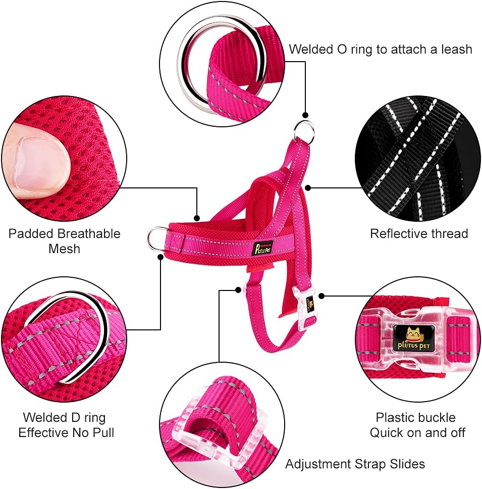 No Pull Dog Harness for Medium Sized Dog, Breathable Mesh Padded
