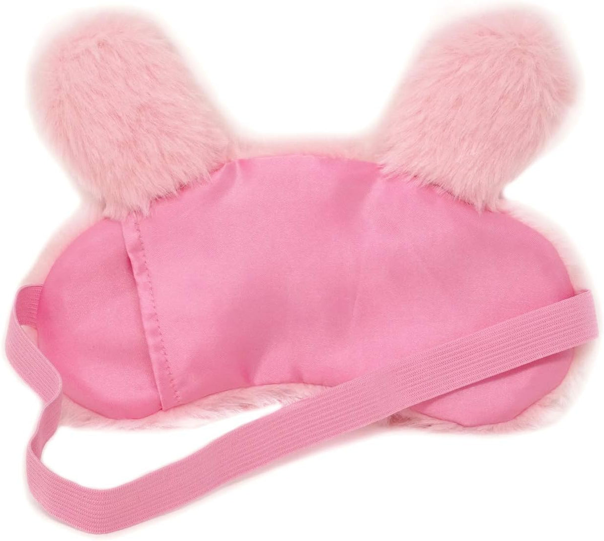 Plush Rabbit Sleeping Eye Mask Cute Cartoon Animal Eye Mask for Little Girls (Pink)