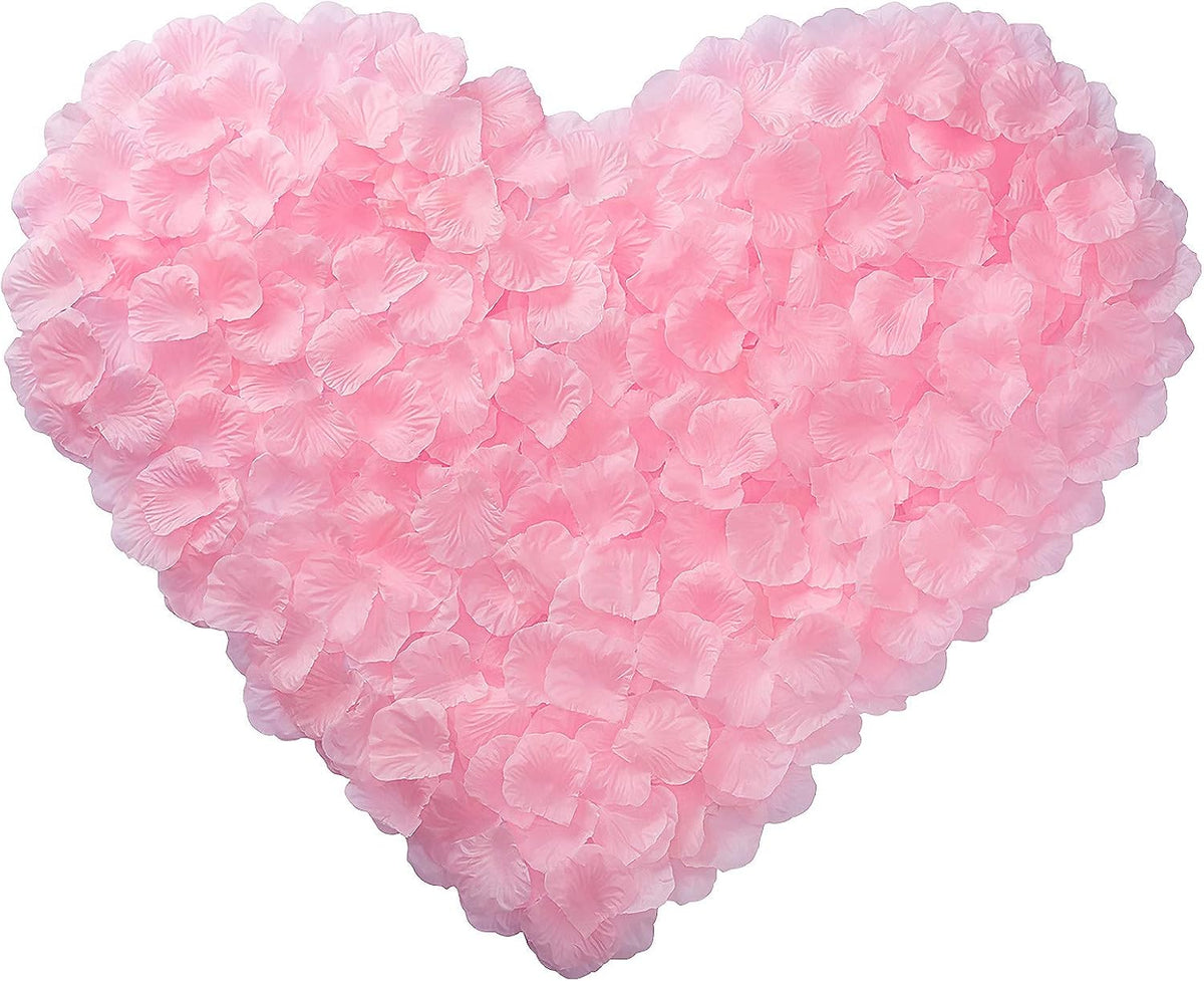 Artificial Fake Rose Petals, Silk Flowers Petals, 3000 PCS, Pink