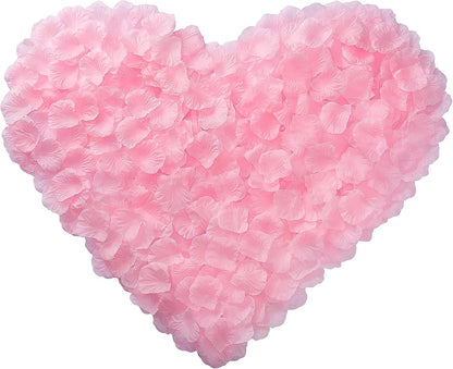 Artificial Fake Rose Petals, Silk Flowers Petals, 3000 PCS, Pink