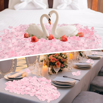 Artificial Fake Rose Petals, Silk Flowers Petals, 3000 PCS, Pink
