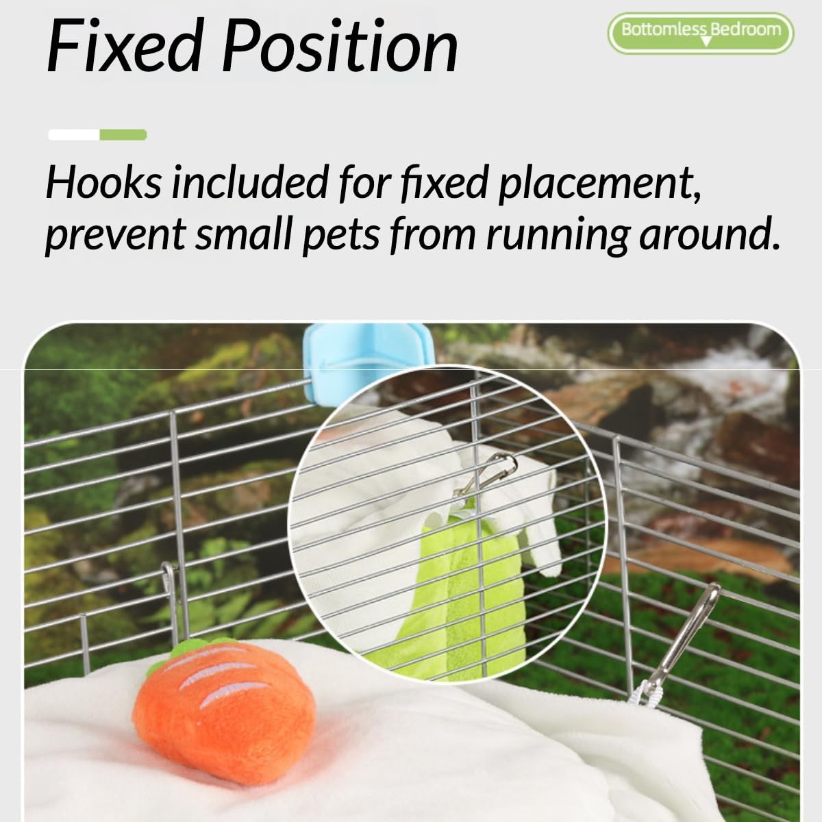 Cozy Warm Guinea Pig Hideout Soft Small Pet Cave House Cake Shape (Pink,M)
