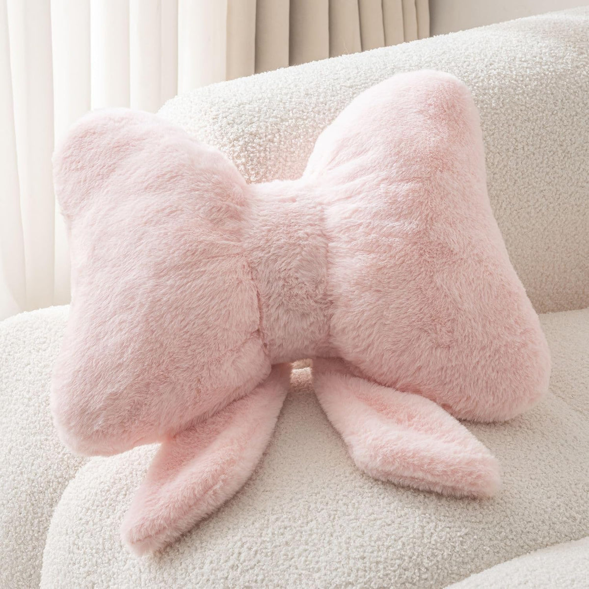 Room Decor Home Decor Bow Throw Pillows Decorative Pillows,Pink 14.5"*12"