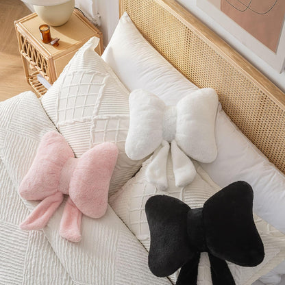 Room Decor Home Decor Bow Throw Pillows Decorative Pillows,Pink 14.5"*12"